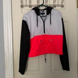 3 color hoodie from Rue21. Size large.